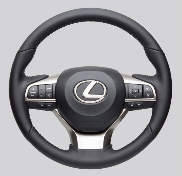 Toyoda Gosei Develops Steering Wheel With Warning Function 20151109 Toyoda Gosei Alerm Wheel-600x580